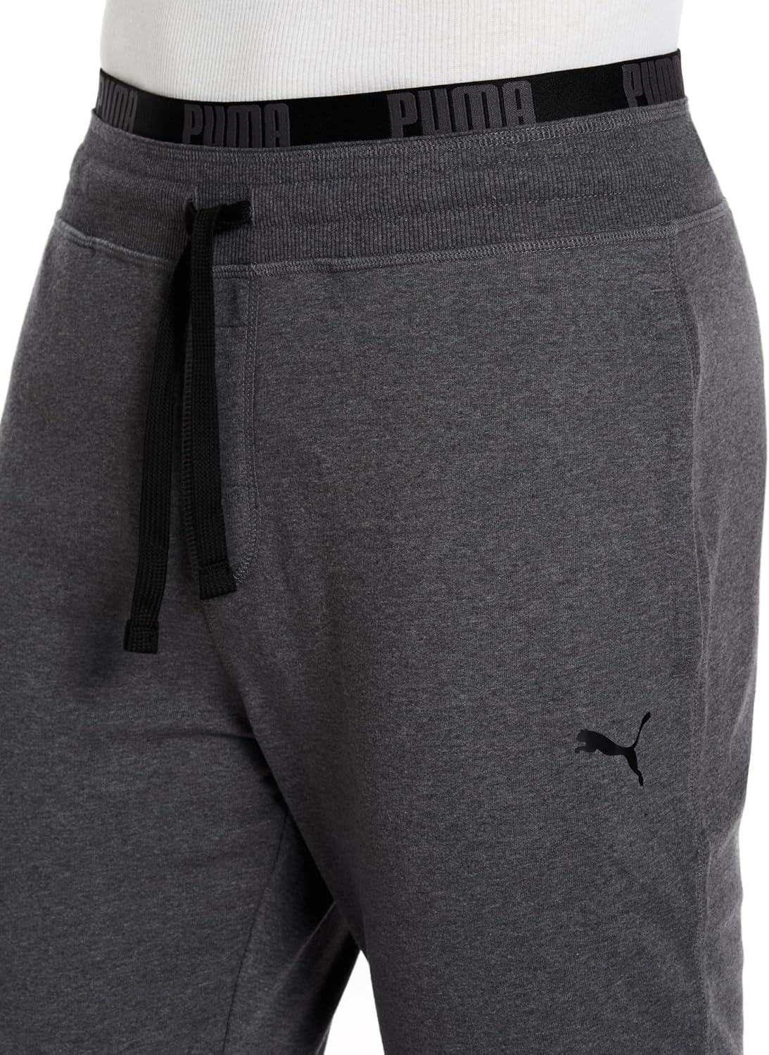 Puma Mens French Terry Lounge Pant with Dual Band and Drawcord - Image 4