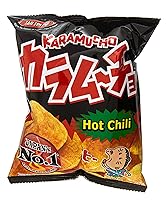 Vista 1 de Koikeya Papas fritas Karamucho, chile picante, 2 onzas (paquete de 12)