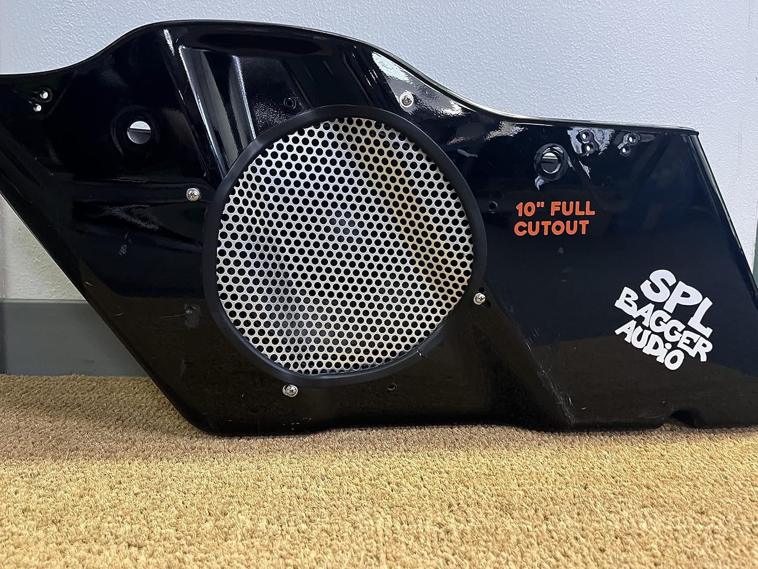 10" Mid-mount Motorcycle Harley Saddlebag Speaker Mounting Ring Adapters & Install Kit 2014-2023 - Image 6