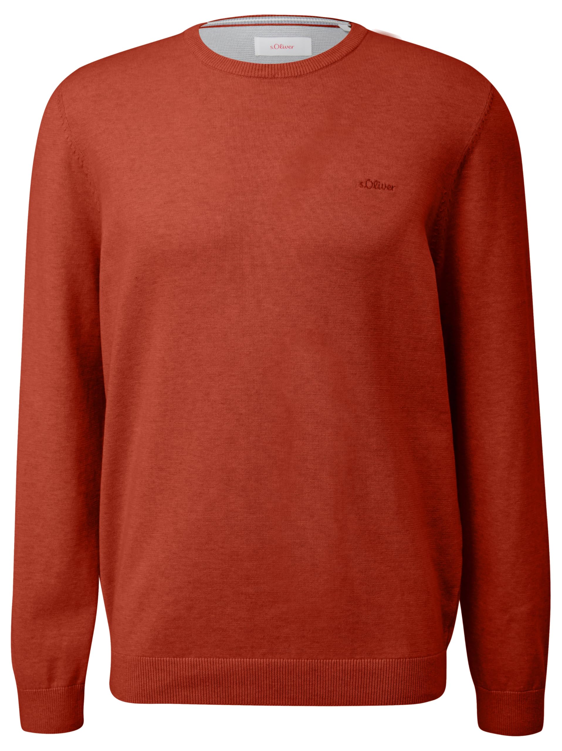 Selected Homme Heren Oliver Trui met Ronde Hals Lichtgrijs