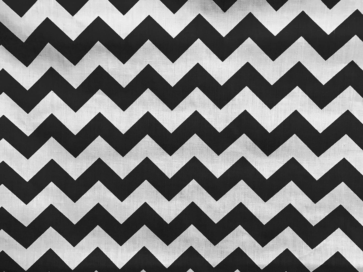 Zen Creative Designs Poly Cotton Chevron Print Fabric 58 Inch Wide/Zig-Zag Print Fabric/Craft & Sewing Material (1 Yard, Turquoise)