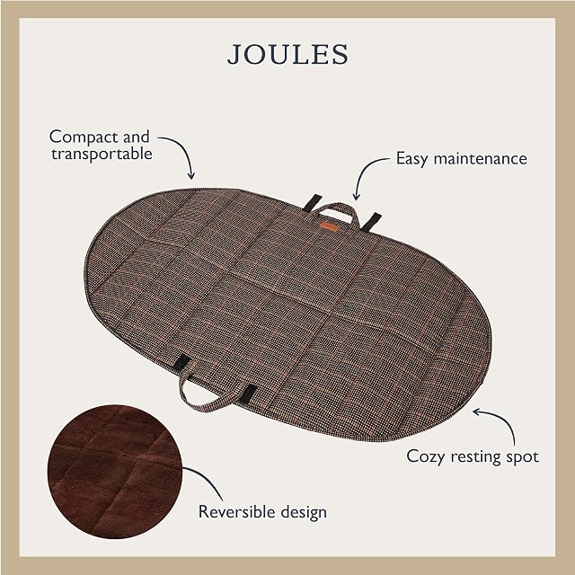 Foto 2 de 7 de Rosewood Joules Henson - Alfombrilla de Viaje para Perros, portátil para Exteriores o Interiores, para Viajes…