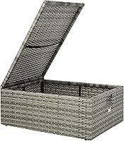 Vista 3 de Safavieh PAT7515B Collection Pramla - Juego otomano de 4 piezas para exteriores