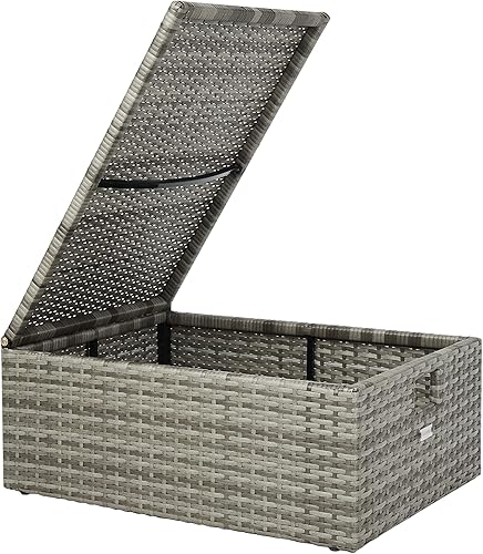 Miniatura 15 de Safavieh PAT7515B Collection Pramla - Juego otomano de 4 piezas para exteriores