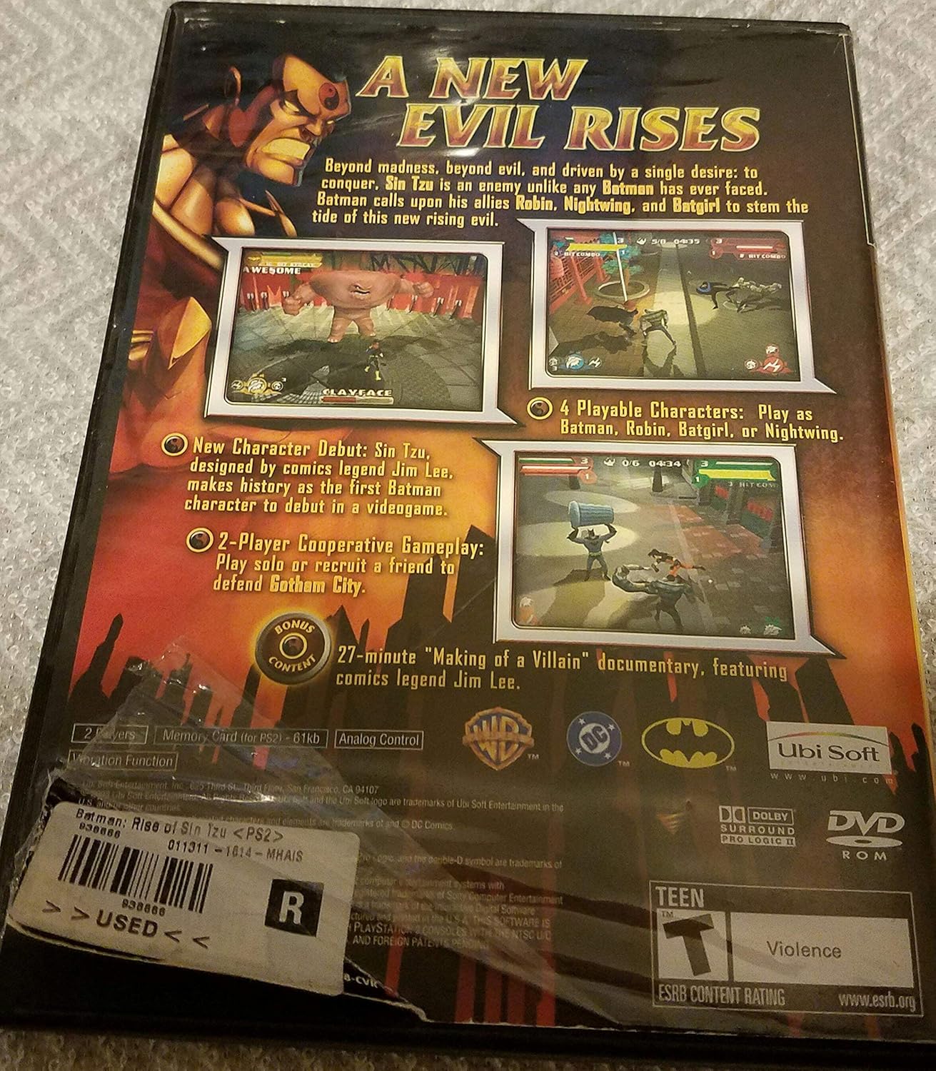 Batman: Rise of Sin Tzu - PlayStation 2 (Renewed)