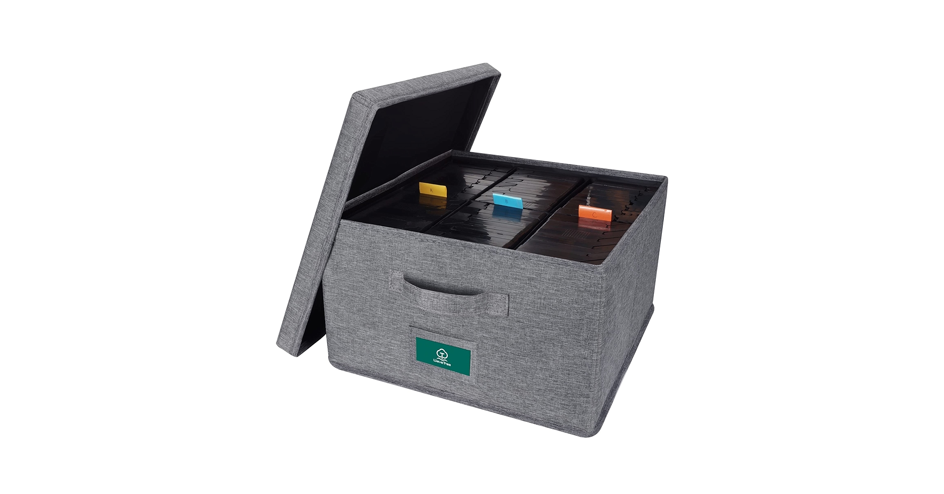 Amazon.com: TWAVETREE VHS Storage Box with Lid, Practical