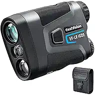CoxiVision Range Finder, 1600Y Rangefinder with Rechargeable Battery, 6X Magnification Ultra-Clear View, Slope Compensation, Distance/Angle/Speed/Scan Mode