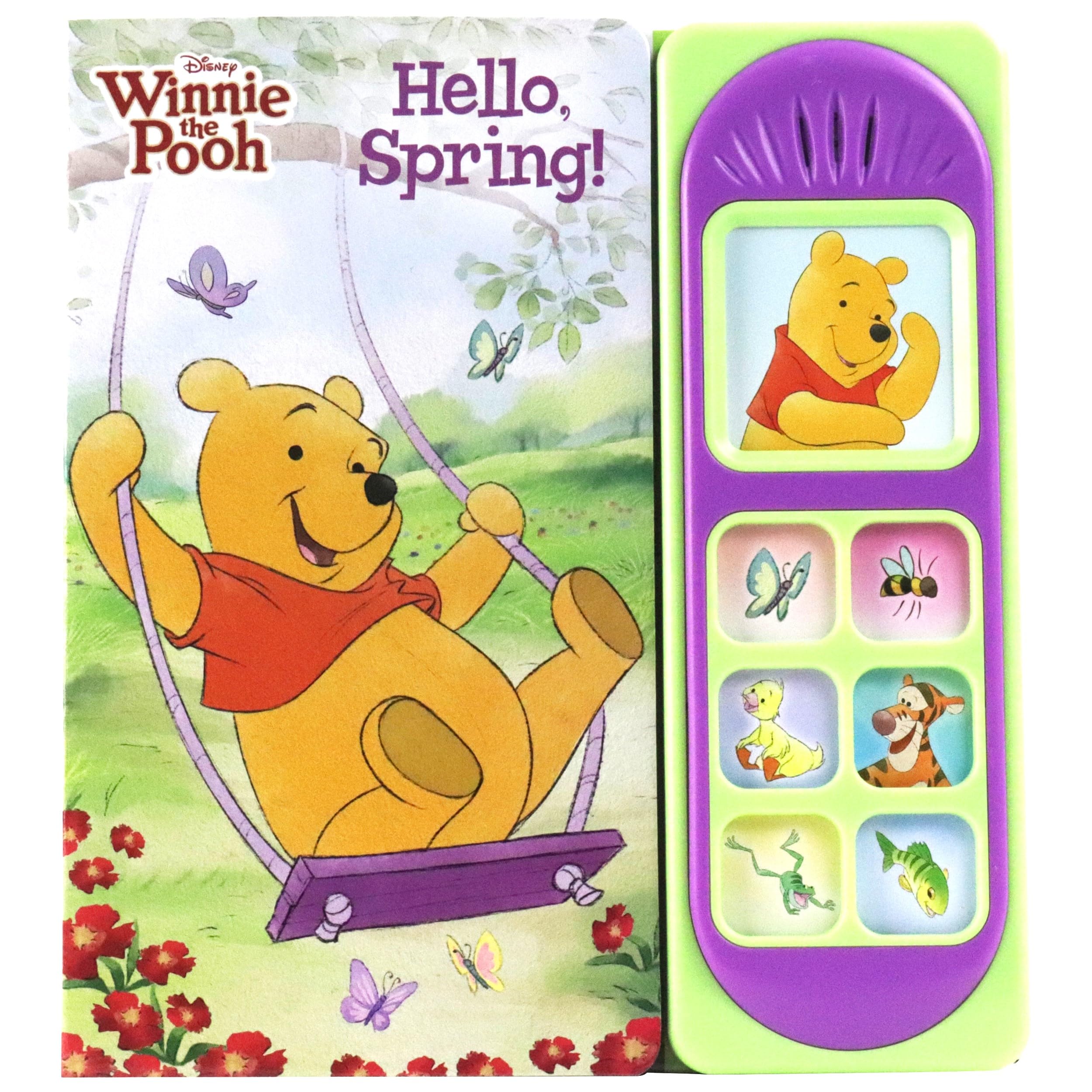 Disney Winnie the Pooh - Hello, Spring! 7-Button Sound Book - PI Kids