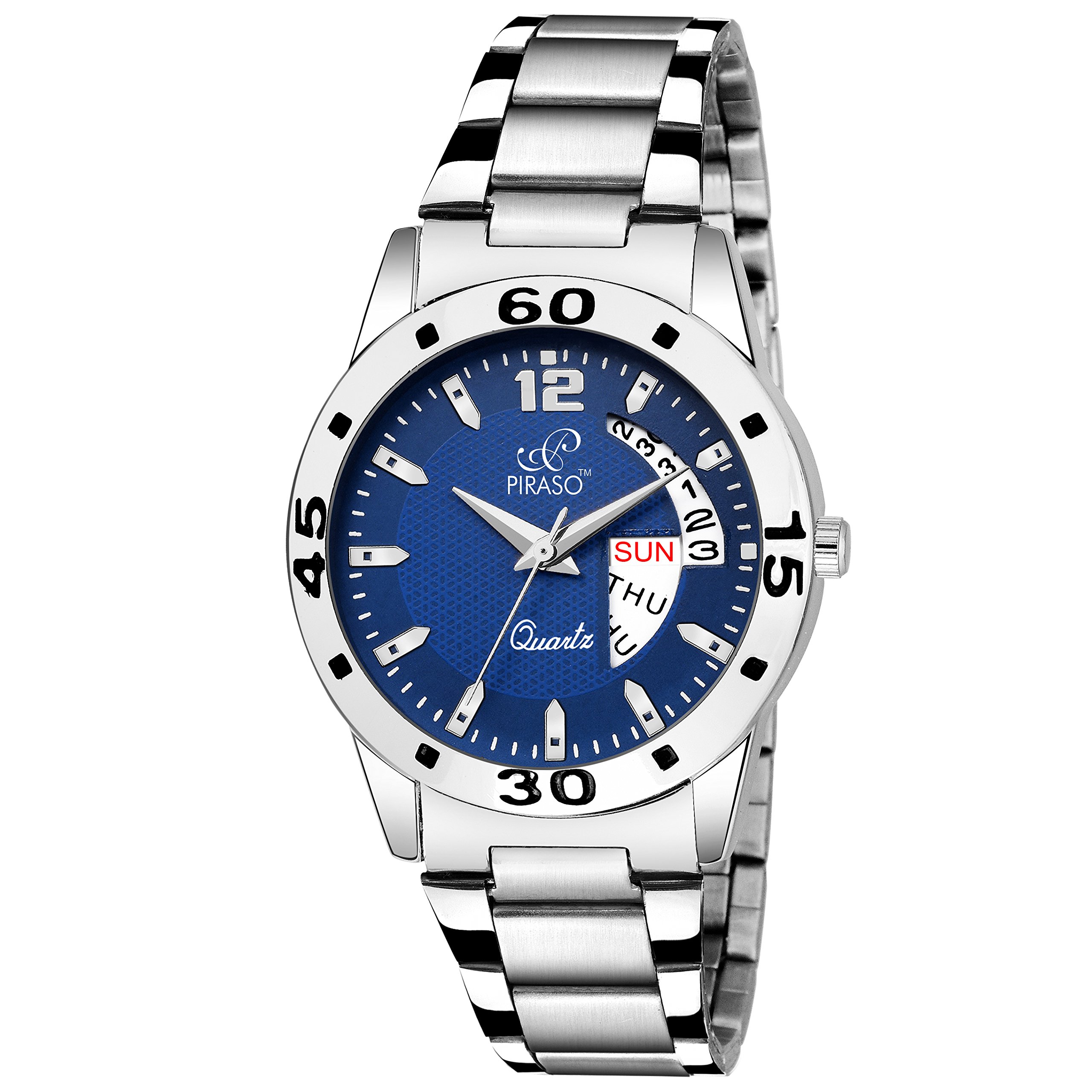 Piraso Analog Blue Dial Mens Watch-4058-BL (B07DLSJNHH) Amazon Price History, Amazon Price Tracker