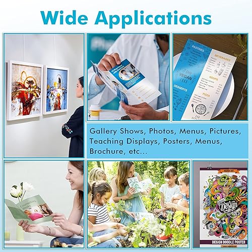 Miniatura 6 de Papel fotográfico brillante de doble cara KOALA PAPER para inyección de tinta, 11X17 Pulgadas, 54lb, 100 hojas, papel para imprimir imágenes para