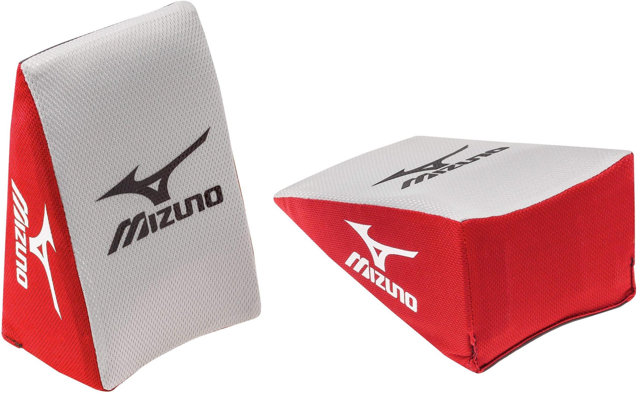 Mizuno Catcher's Knee Wedge Baseball or Softball, Small, Red Grey