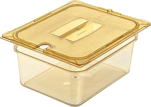 Miniatura 7 de Carlisle FoodService Products 10422B13 StorPlus - Sartén para alimentos de alto calor, 6 pulgadas de profundidad, tamaño medio, ámbar