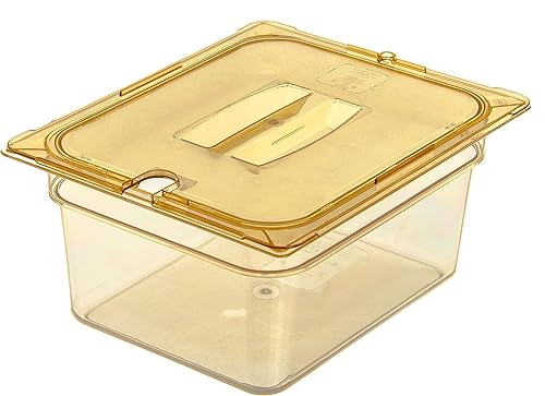 Miniatura 7 de Carlisle FoodService Products 10422B13 StorPlus - Sartén para alimentos de alto calor, 6 pulgadas de profundidad, tamaño medio, ámbar