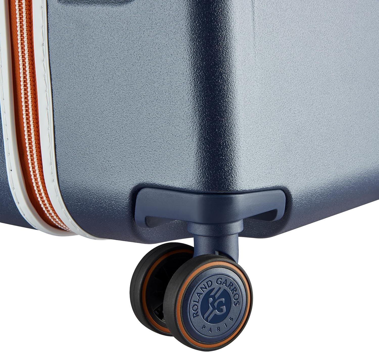 DELSEY Paris Roland-Garros Hardside Luggage with Spinner Wheels, Navy Blue, Checked-Large 29 Inch Trunk