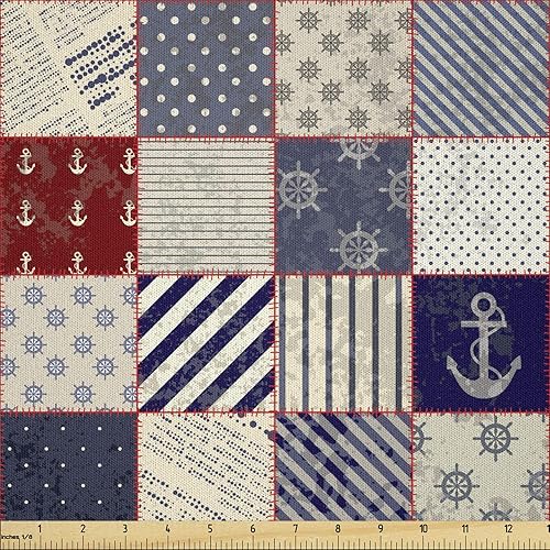 Vista 92 de Lunarable The Yard, tela de dulces de la yarda, deliciosos macarrones, magdalenas, magdalenas, azúcar, sabroso, delicioso, acuarela, tela