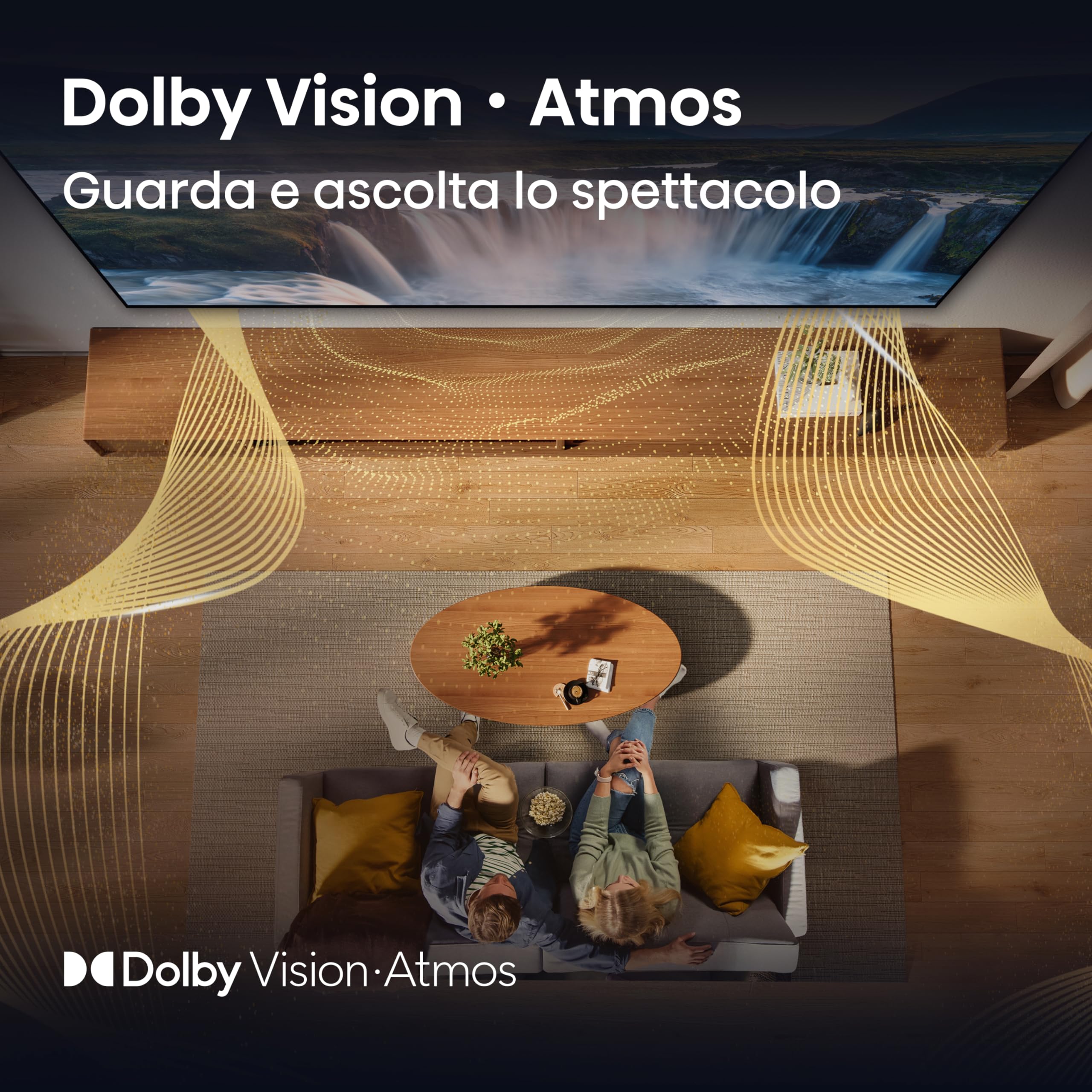Hisense TV 50" QLED 4K 50A72Q Smart VIDAA U8 Dolby Vision HDR 10+ Game Mode Plus Dolby Atmos Alexa