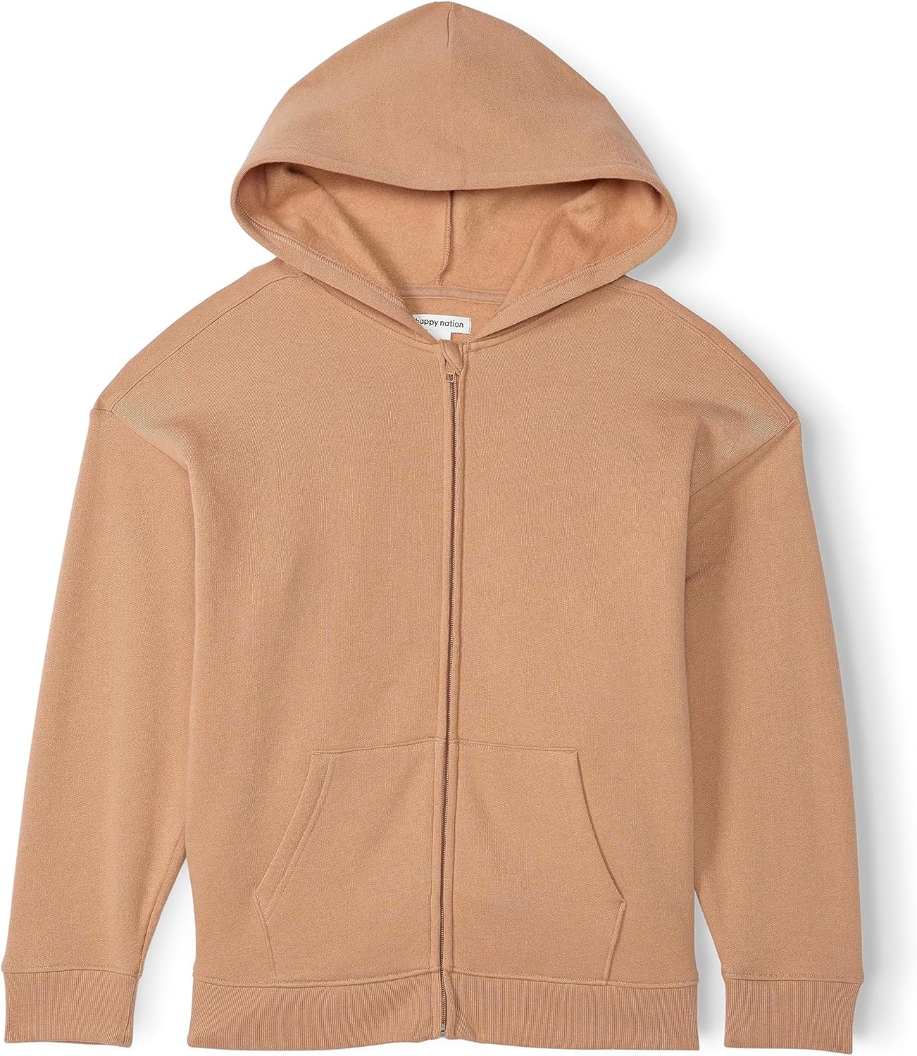 Happy Nation フリースフルジップパーカーHappy Nation Relaxed Fleece Full Zip Hoo