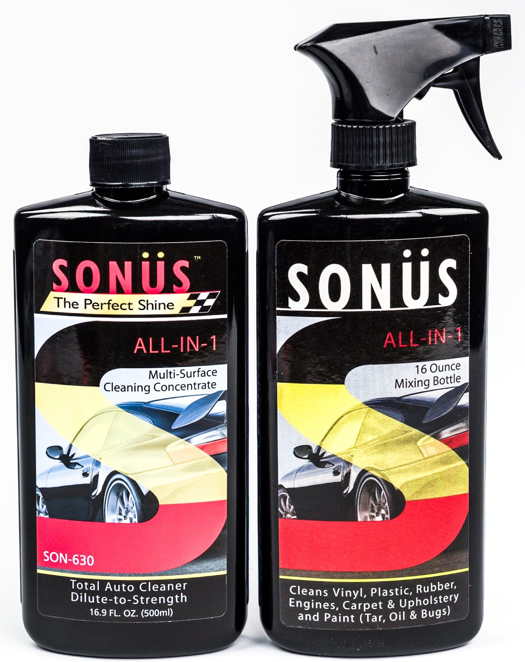 Sonus All-in-1 Multi-Surface Cleaning Concentrate (with 16 oz. Mixing Bottle), 16.9 fl. oz.