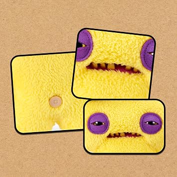 Fuggler Fugg Life 9-Inch Plush Toy (Squidge) by ZURU – Funny Ugly Monster Stuffed Animal with Human-Like Teeth, Quirky Collectible Plush for Kids, Tweens, Teens, Adults & Weird Toy Lovers