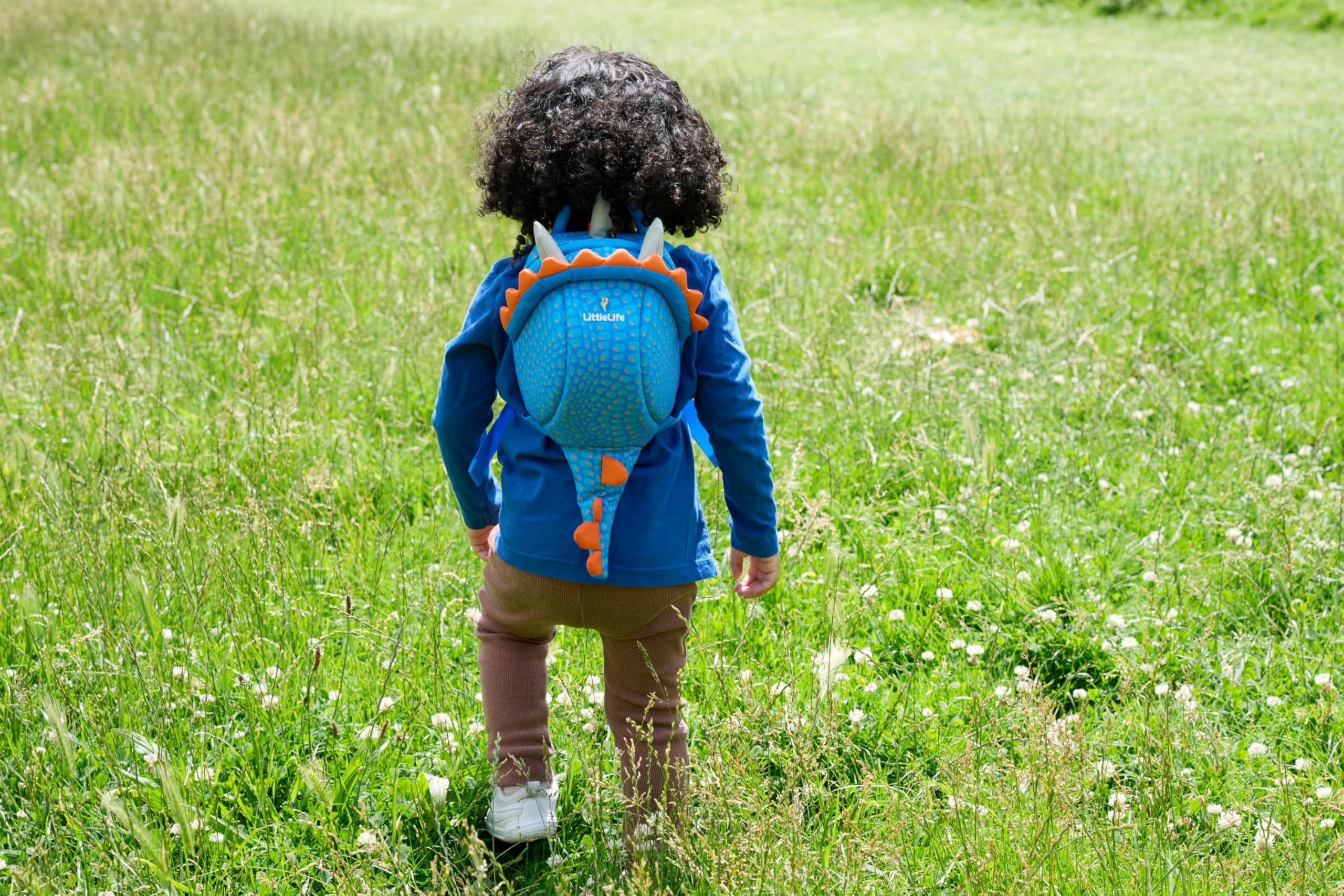 LittleLife Animal Kleinkindrucksack mit Sicherheitsleine, Triceratops