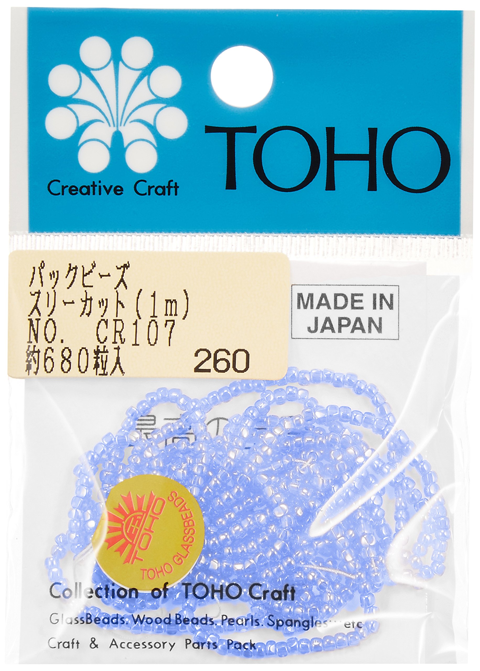 Amazon | TOHO スリーカットビーズ 糸通しビーズ 外径約2.2mm CR-107