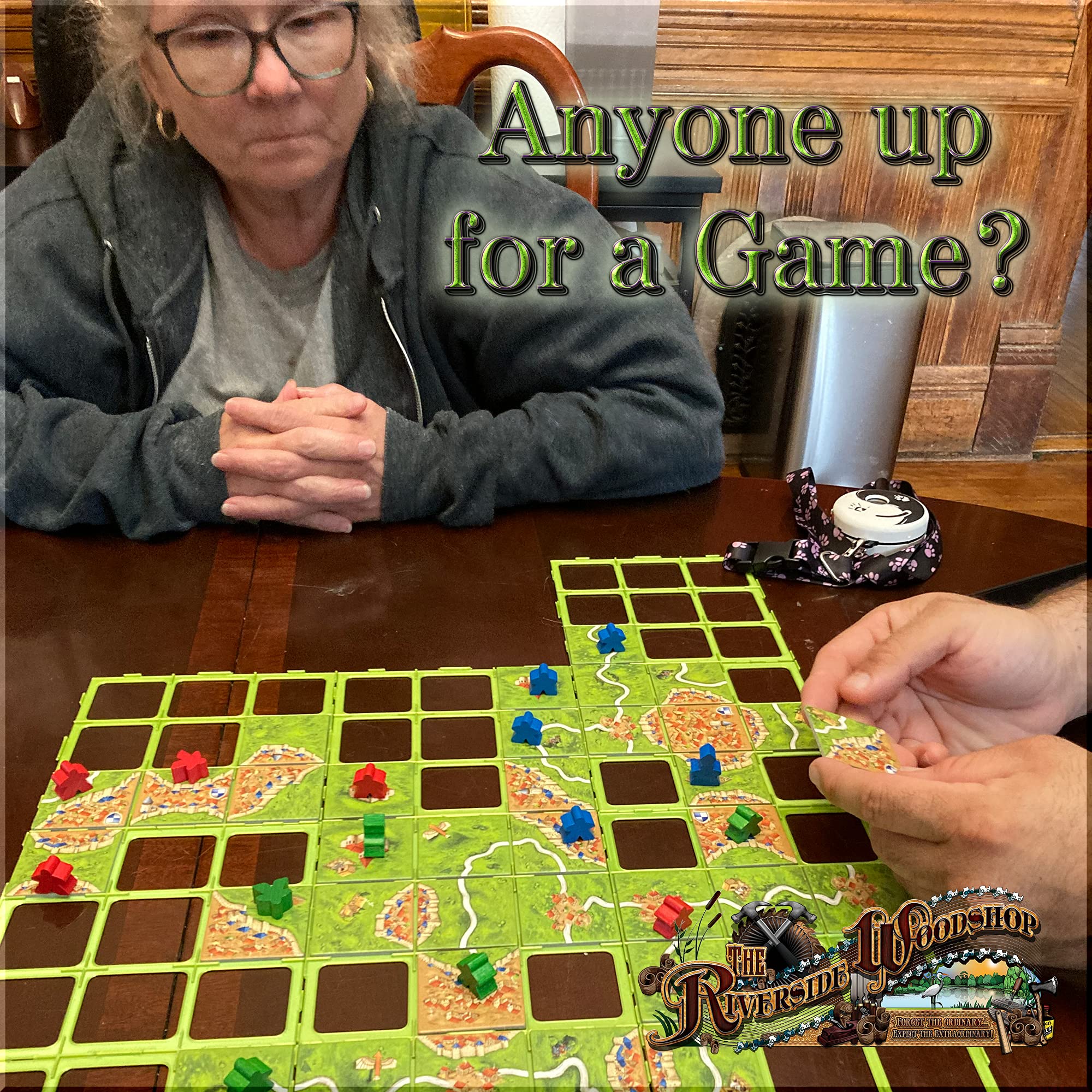 20 Pack of Game Grids for Carcassonne Board Game Night - Green Game Grids for Strategy Game for Kids and Adults - Image 4