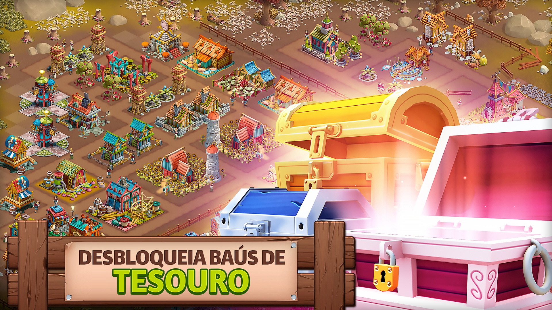 Fantasy Island Sim Transforme seu reino em um império! Aplicativo