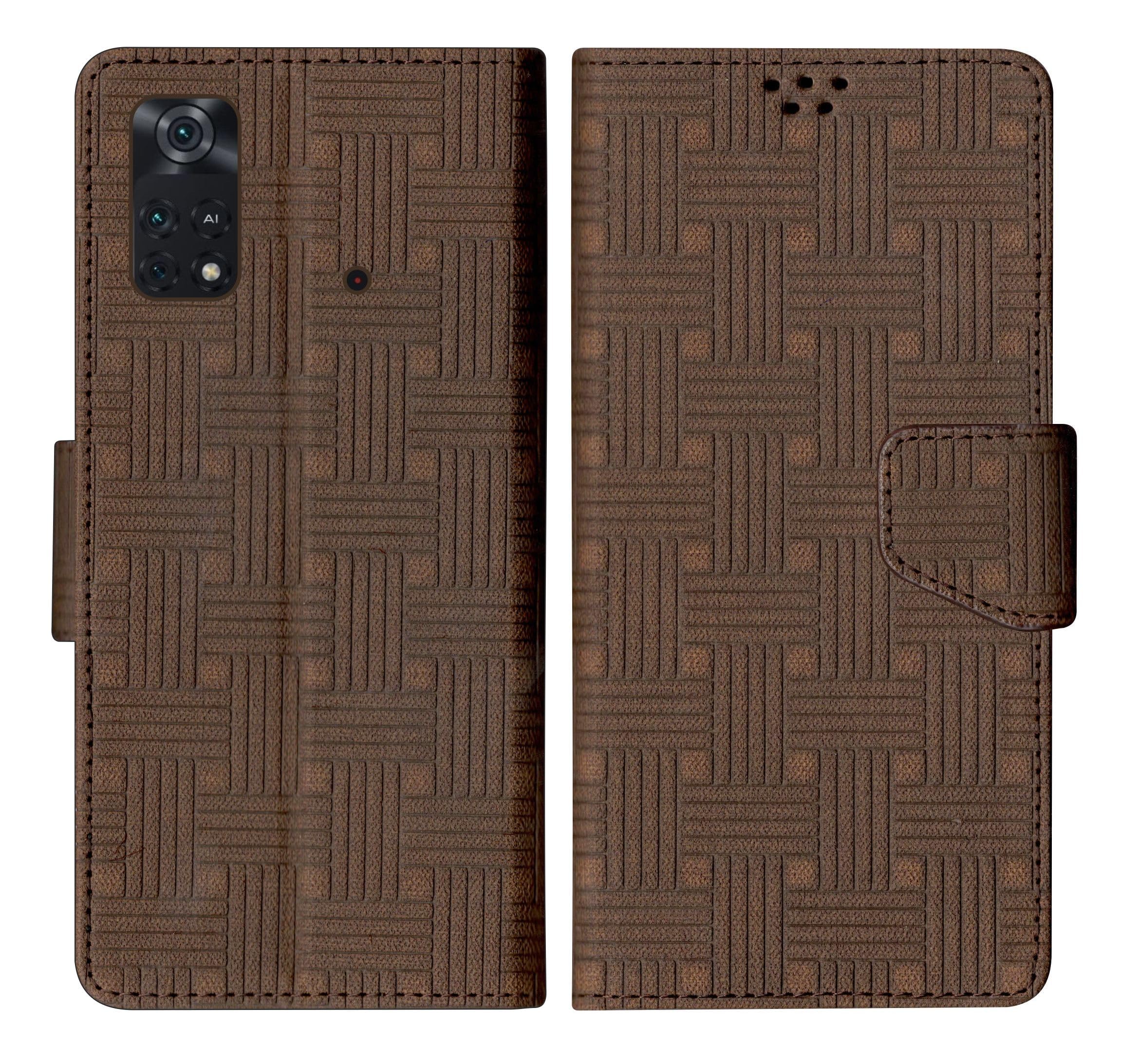 SBMS Poco M4 Pro 4G Flip Cover Back Cover Case with Magnatic Closure | Inbuilt Stand | Card & Money Pocket (Mat Brown) (B0C8NXY9KC) Amazon Price History, Amazon Price Tracker
