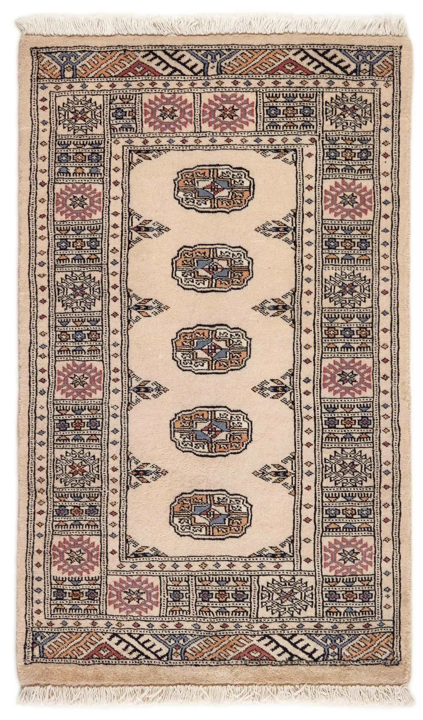 Tapis Pakistan Buchara 3ply 74x123 noué main tapis orient laine