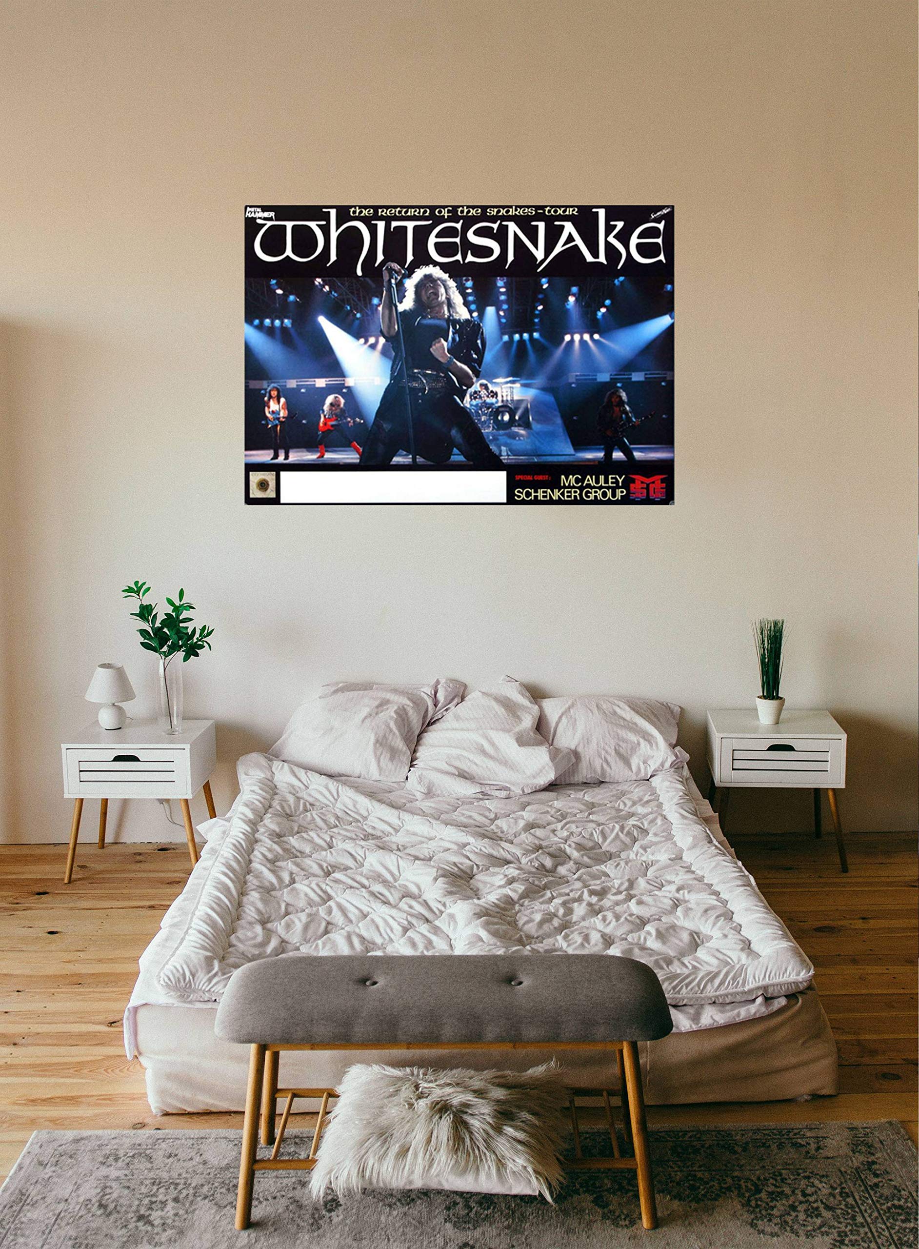 Whitesnake The Return Of 1987 - Concert Konzert Poster Plakat Concertposter Konzertplakat