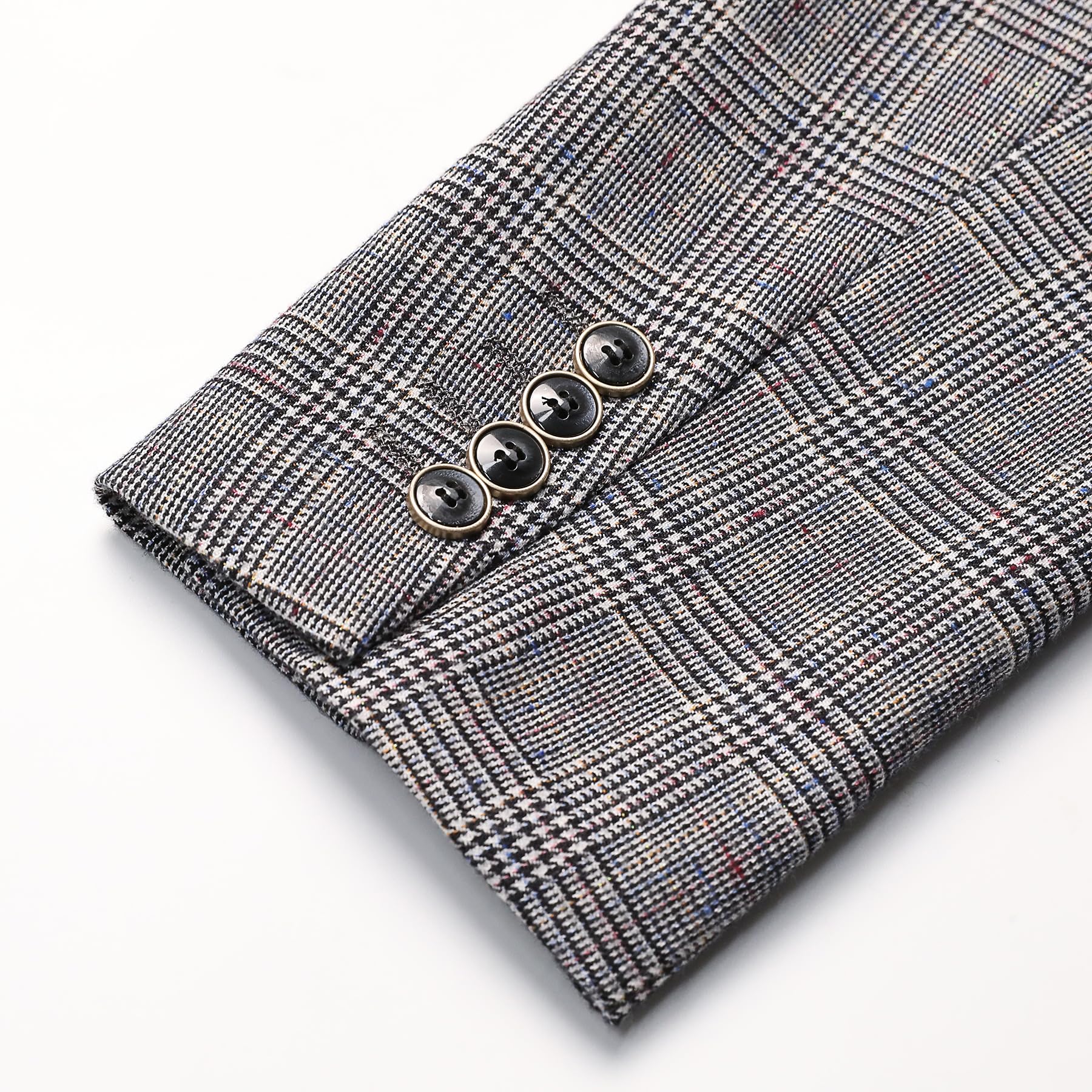 Allthemen Abiti da Uomo 2 Pezzi Plaid Suit Eleganti Blazer Pantaloni Business Casual Giacche per Matrimonio d'Affari