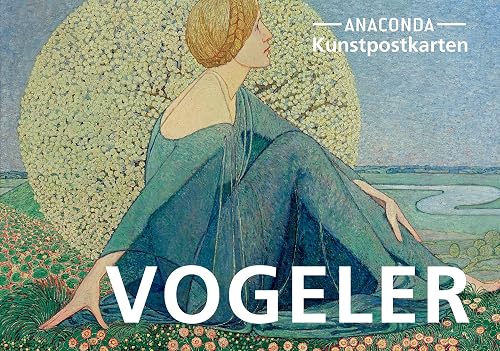 Postkarten-Set Heinrich Vogeler: 18 Kunstpostkarten aus hochwertigem Karton. ca. 0,28€ pro Karte (Anaconda Postkarten, Band 57)