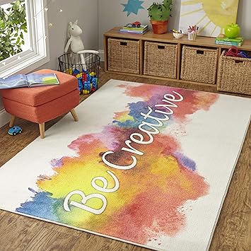 Amazon Com Mohawk Home Teen Girl Area Be Creative 5 X 8 Everything Else