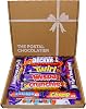 Dairy Milk Chocolate Gift Box Hamper, Full Sized Bars, Letterbox Friendly, Perfect for Presents, Surprises Birthdays and Treats, Twirl, Double Decker, Crunchie (Medium Gift Box)