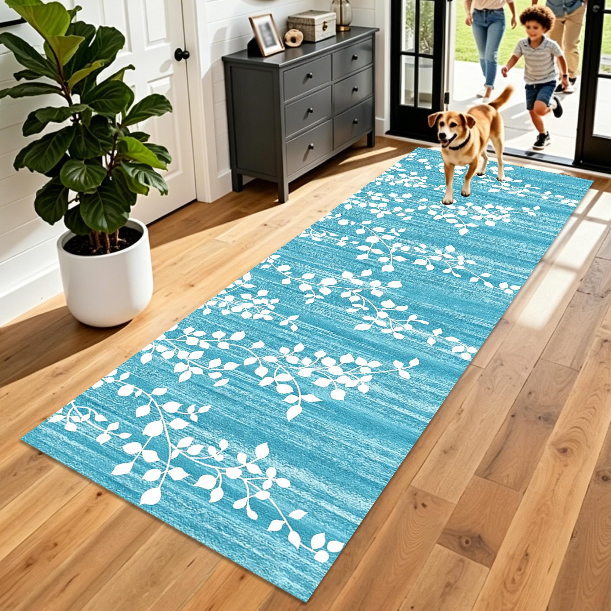 Tapis de cuisine lavable et antidérapant pour protéger le sol devant l'évier