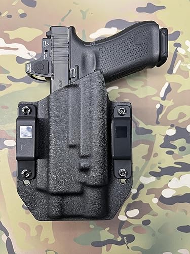 Miniatura 3 de Funda Kydex negra compatible con Glock 17 Olight PL-3 Valkyrie