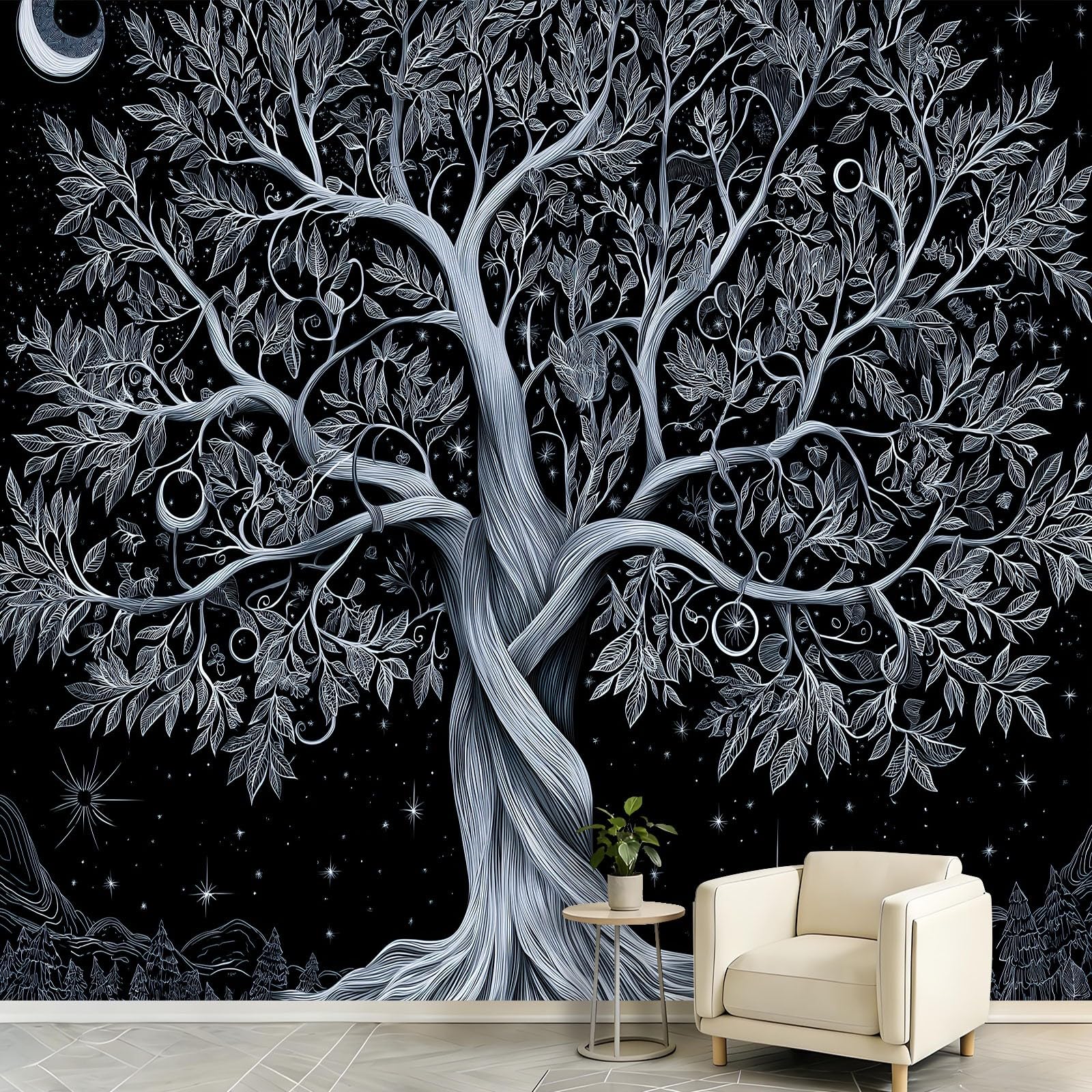 Papier Peint Photo Intissé 200x140cm Gothique Mystique