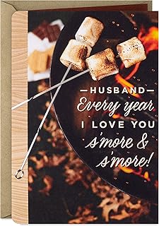 Hallmark Anniversary Card for Husband (S'mores)