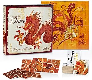 Calliope Tsuro - The Game of The Path - A Family Strategy Board Game For Adults and Kids 2-8 Players Ages 8 & Up