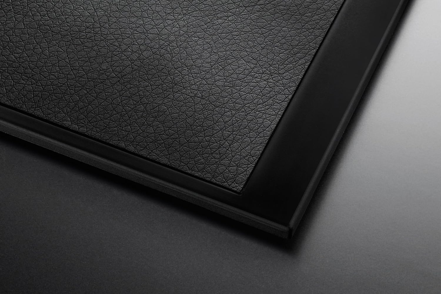 Sigel SA532 Mouse Pad cintano® : S, Imitation Leather, Sapphire-Black, 8.66 x 7.87 inches