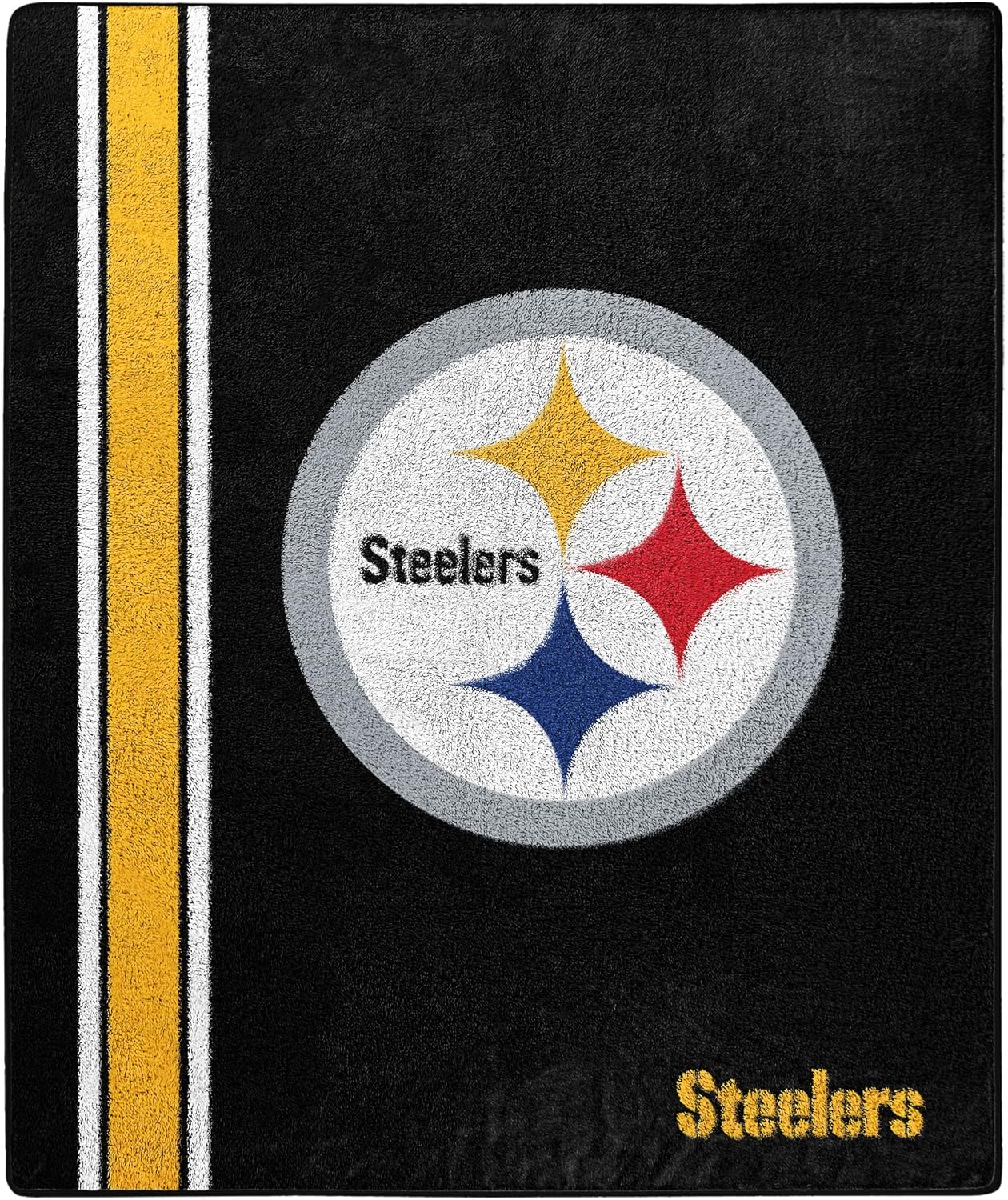Northwest NFL Polyester Sherpa Throw Blanket 50X60, Pittsburgh Steelers