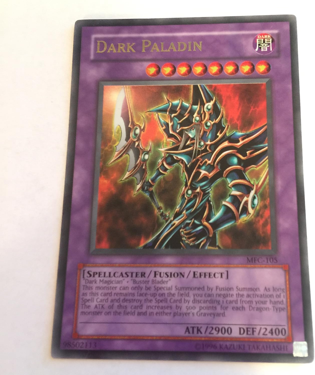 Yu-Gi-Oh! - Dark Paladin (MFC-105) - Magicians Force - Unlimited Edition - Ultra Rare