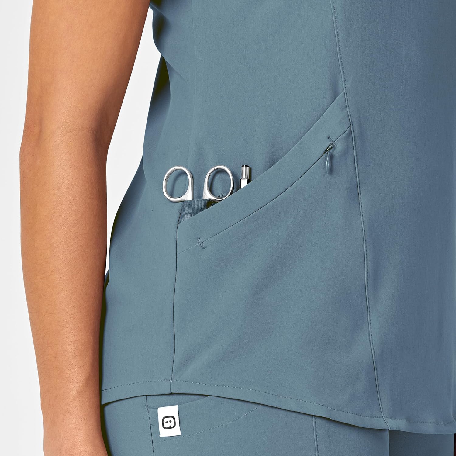 WonderWink Mens Women's V-Neck Scrub Top - Image 11