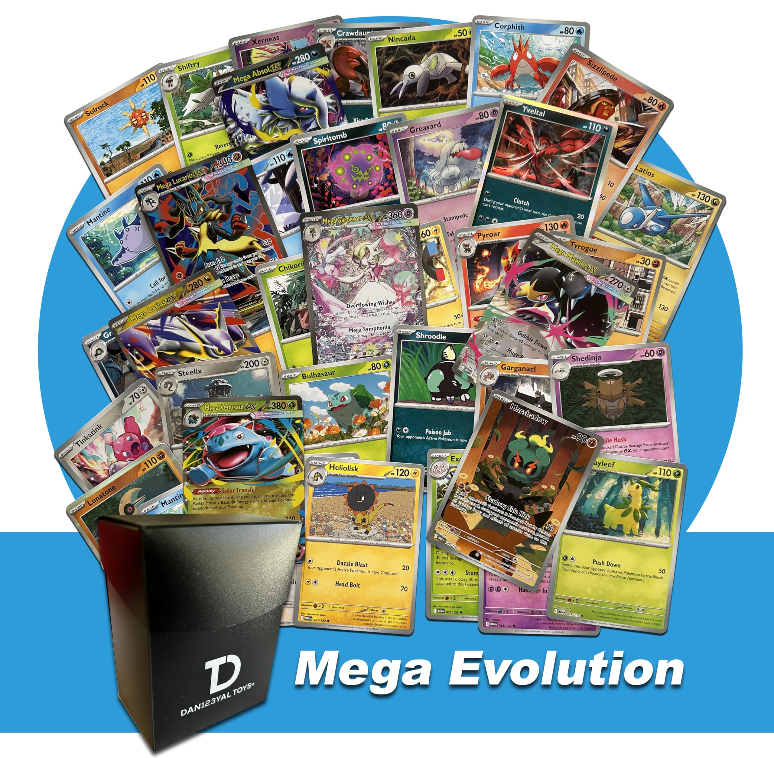 Amazon.com: Mega Evolution TCG Pokemon Compatible Random