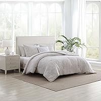 Vista 1 de Tommy Bahama - Juego de ropa de cama King de 8 piezas, edredón de algodón y sábanas con funda de almohada, decoración del hogar inspirada