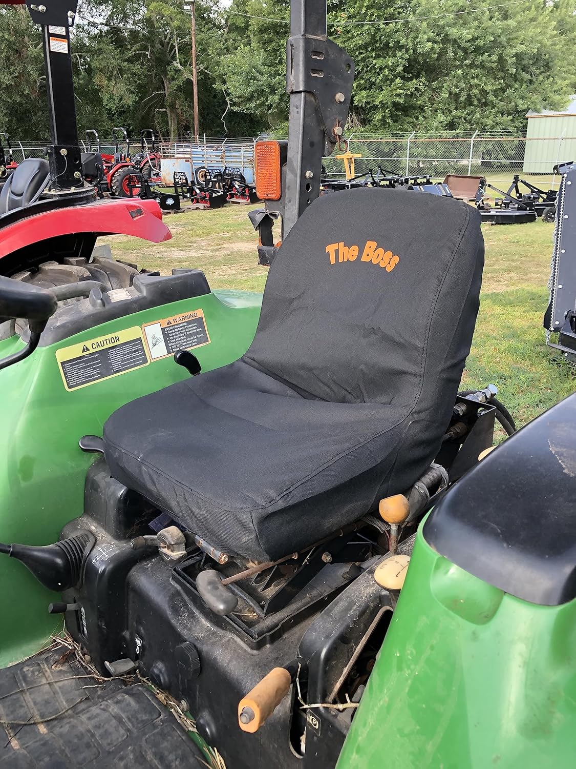 Durafit Seat Covers, The Boss, Compatible with JD Tractors 1023E, All with NO ARMRESTS ON Seats 3025D 3035D 3043D 3025E 3032E 3038E 3033R 3039R 3046R,4052M,4044M