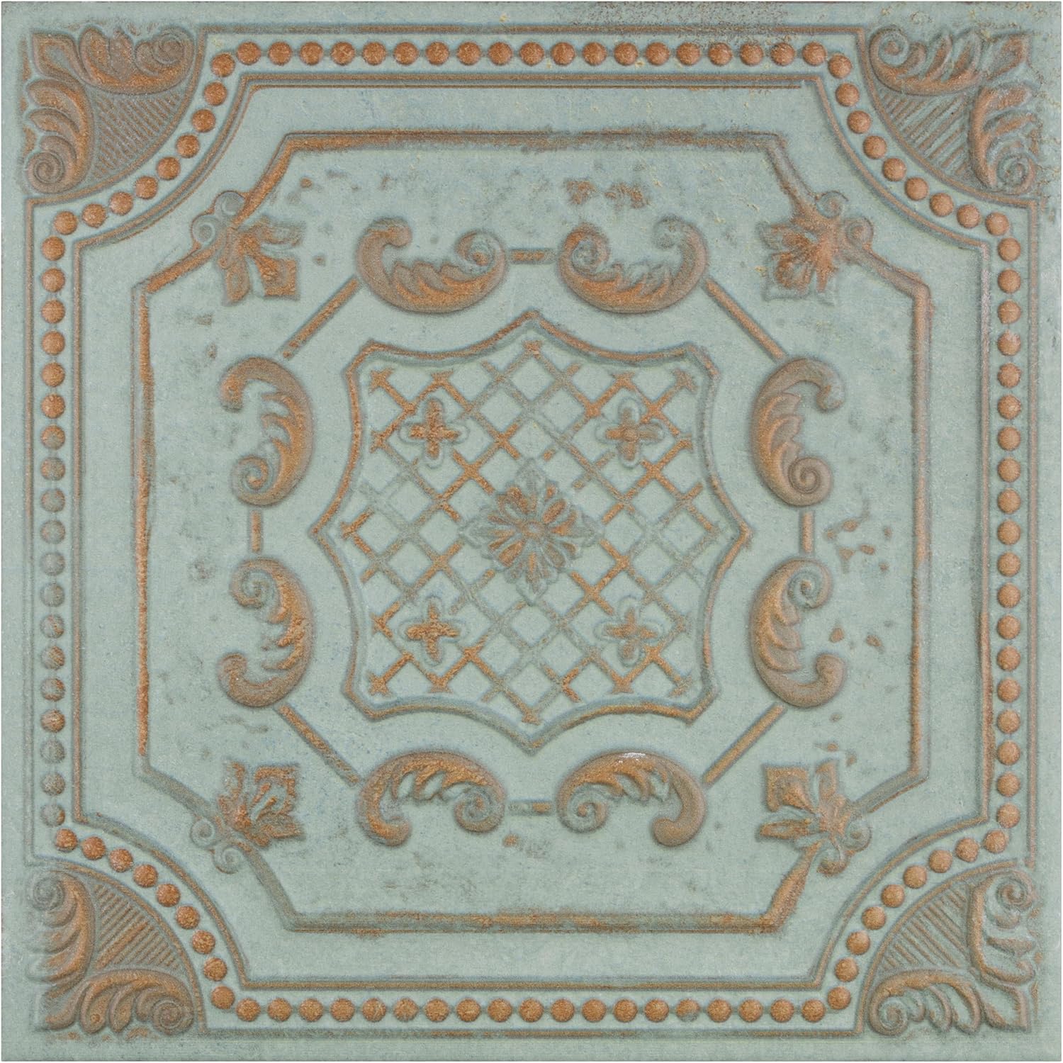 Fitz Green 8" x 8" Ceramic Wall Tile