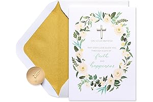 Papyrus Baptism Card: Celebrate the Journey of Faith and Happiness