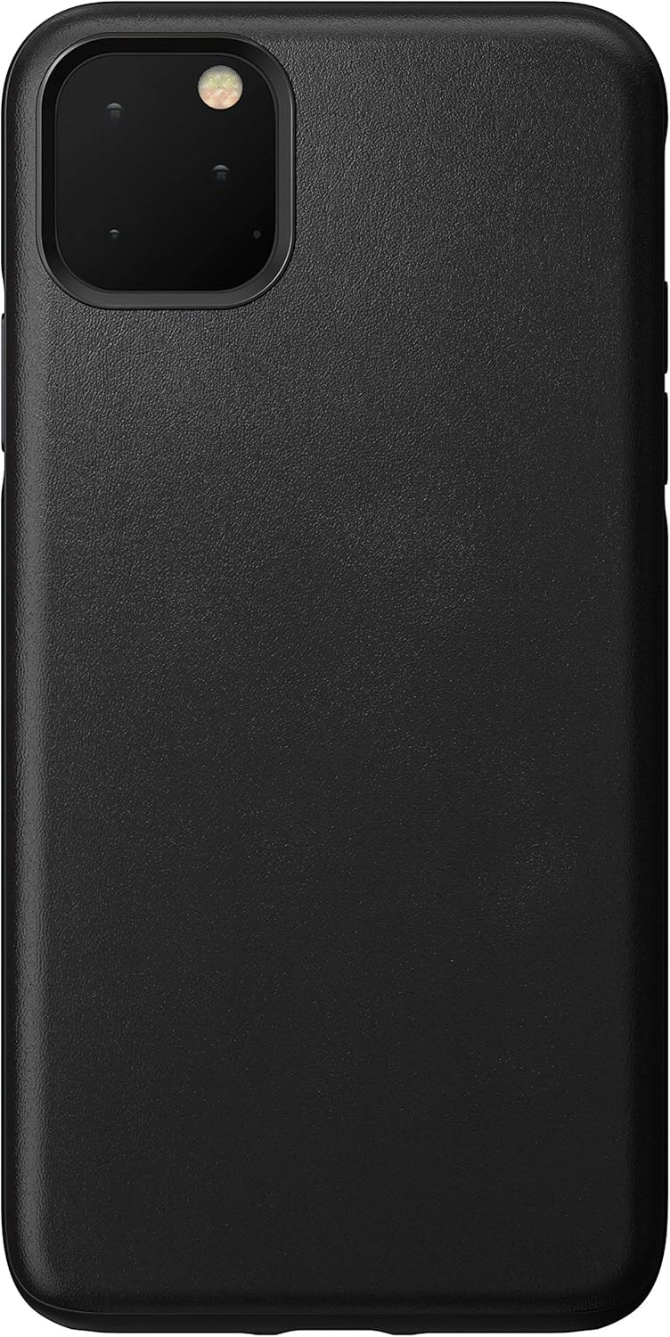 Nomad Rugged Case for iPhone 11 Pro Max  Black Horween Leather
