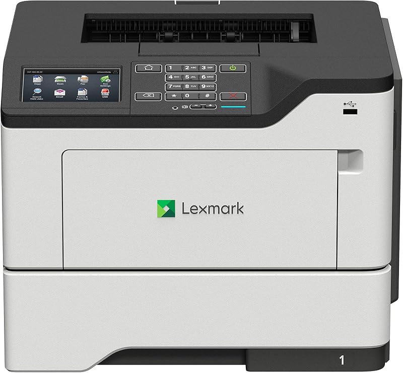 Impresora láser monocromática Lexmark 36S0500 MS622de, escaneo, copia, lista para red, impresión dúplex y funciones profesionales (renovada)